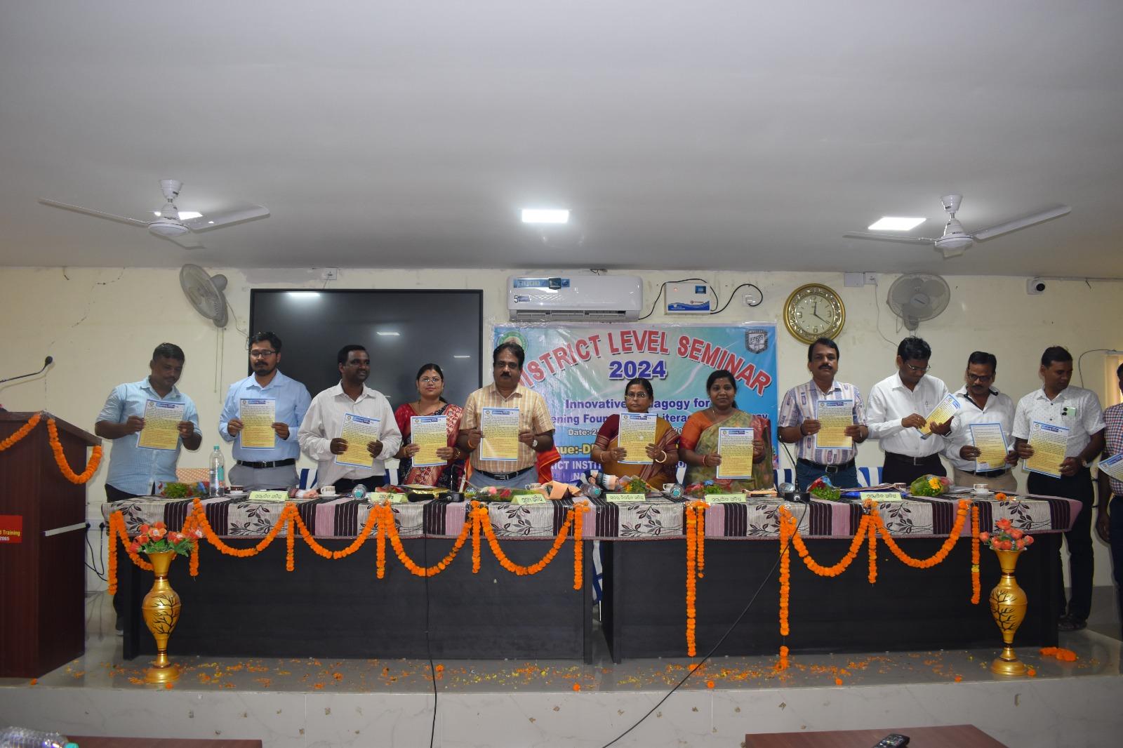 District level seminar conducted at DIET